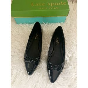 Kate Spade Elena Flex Black Patent Flats